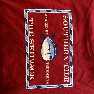 Southern tide red shirt